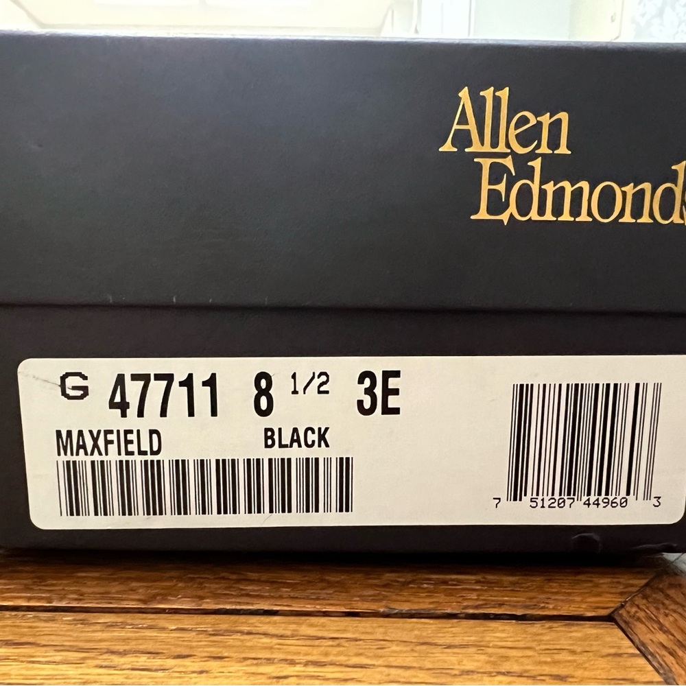 Allen Edmonds Maxfield Black Shoes
